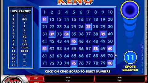 32Red Online Casino Review Keno