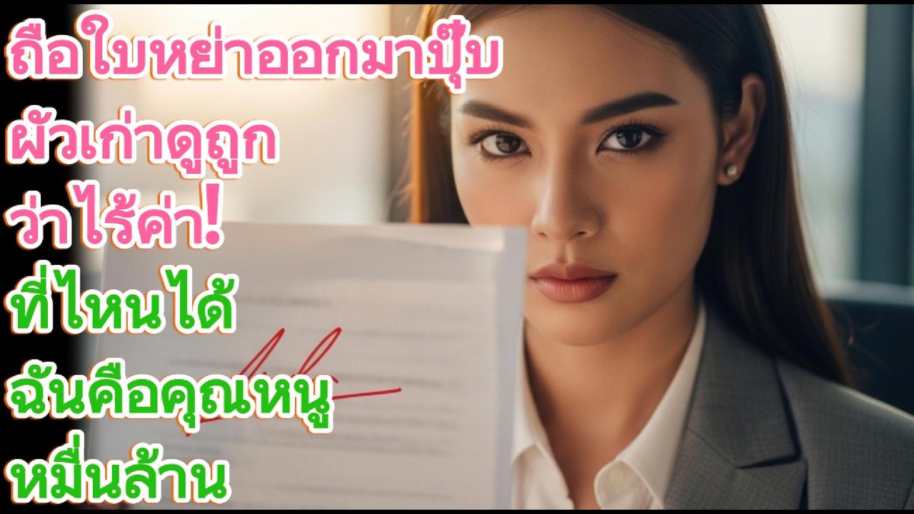 ถือใบหย่าออกมาปุ๊บ ผัวเก่าดูถูกว่าไร้ค่า! ที่ไหนได้ฉันคือคุณหนูหมื่นล้าน