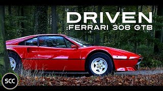 FERRARI 308 GTB 1980 - Test drive in top gear - V8 engine sound | SCC TV