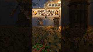 POV It’s a Rainy Day and You’re Just Farming! 🌾🌧️  #minecraft #shorts #asmr