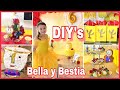 DIY’s FIESTA DE LA BELLA Y LA BESTIA (piñata, centros de mesa y postres)