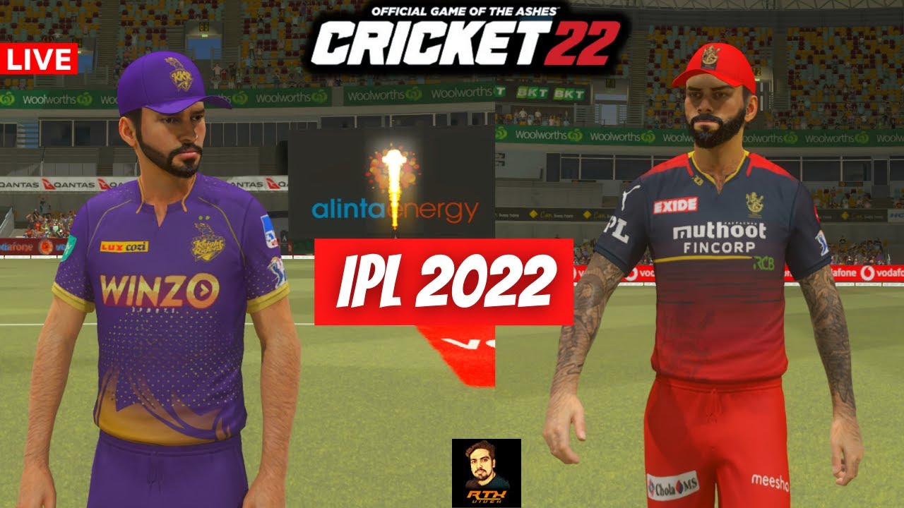 IPL 2022 RCB vs KKR - Cricket 22 Live - RtxVivek