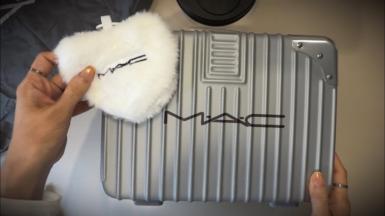 What's in my new suitcase? Purchases from MAC Cosmetics 🩶 - YouTube