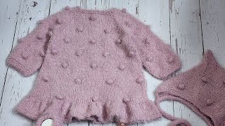 картинка: MOSS DRESS & Детское платье с рисунком в виде попкорна