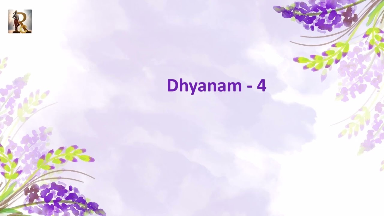 Dhyanam - 4 II Relaxing the Buddhi II