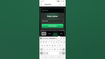Frog Farm daily Cipher code today 21 & 22 October 2024