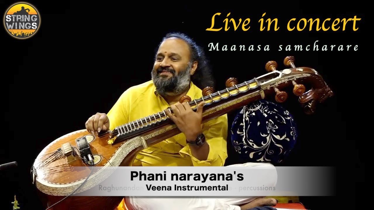 Manasa samcharare Veena Instrumental | Phani narayana | Live in concert Manasa samcharare Veena Instrumental | Phani narayana | Live in concert