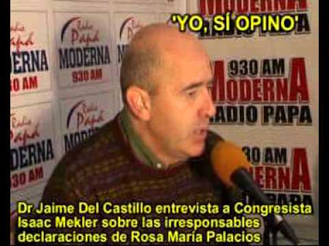 JAIME DEL CASTILLO ENTREVISTA A ISAAC MEKLER QUIEN...