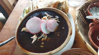 POZOLE NEGRO RESTAURAN EL PALMAR PIE DE LA CUESTA