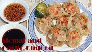 Siomai and Garlic Chili Oil|Pork and Shrimp Siomai