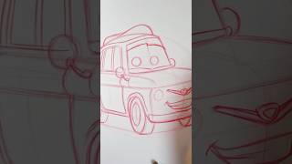 Drawing Luigi from Cars | Pixar Cars