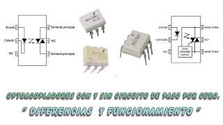 Diferencias optoaclopador con control de paso por cero y los que no.