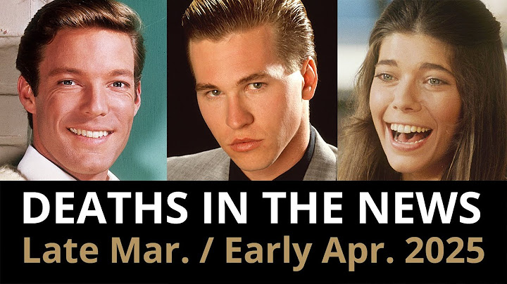 Who Died This Week | Celebrity Deaths March 2025 Week 5