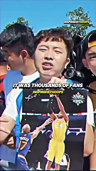 Kobe’s Aura In China Was Insane 😳