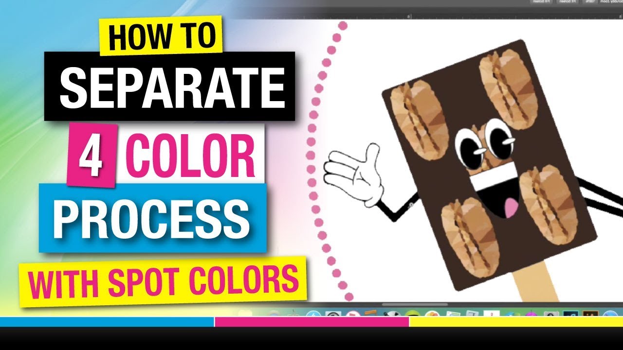 spot color separation for dark garments