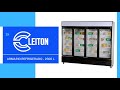 Vídeo: Armario Expositor Refrigerado Modelo A - 4 Puertas de Cristal 1300 Litros Ventilado ®Cleiton