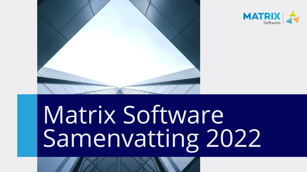 Matrix Software 2022 Recap - YouTube