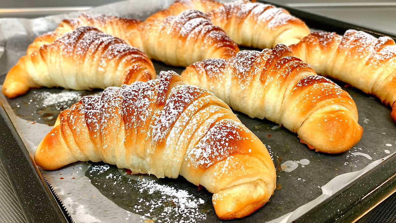 #075 世界の朝食『コルネッティ』イタリアのクロワッサンの作り方｜“cornetti“ “croissant”