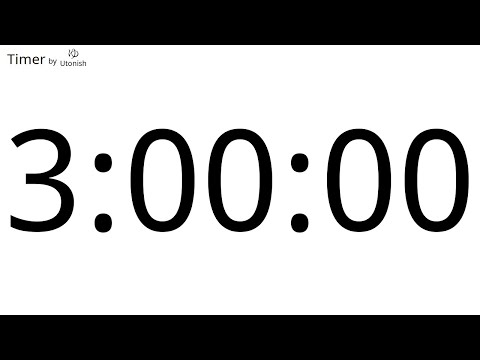 3 Hour Countup Timer
