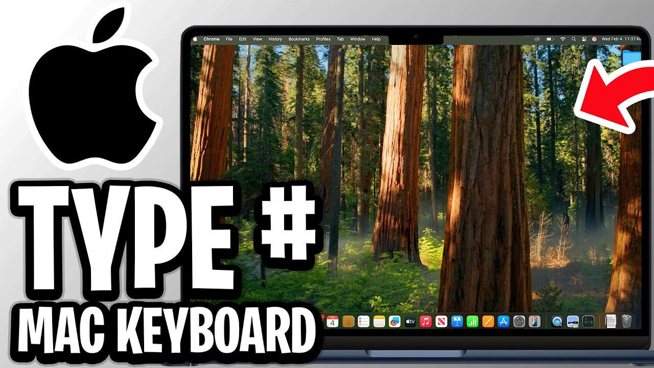 How To Type # On Mac Keyboard - Full Guide - YouTube