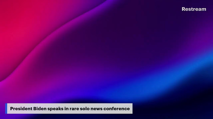 President Biden speaks in rare solo news conference