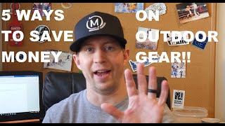 5 WAYS TO SAVE MONEY ON OUTDOOR REC/EXTREME SPORTS GEAR!