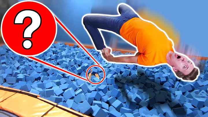 WORST HIDE AND SEEK SPOT in TRAMPOLINE PARK vs OBS...