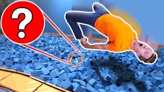 WORST HIDE AND SEEK SPOT in TRAMPOLINE PARK vs OBSTACLE COURSE CHALLENGE!