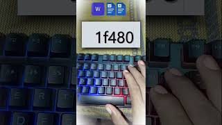 Part 52 Microsoft Word Keyboard Shortcut symbols  Tips and tricks #msword #shortcutkeys #shortcut