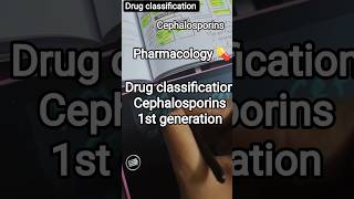 #mbbs drug classification 1st gen part 1#pharmacology #cephslosporins