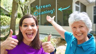 The Ultimate Screen Porch Cleaning!