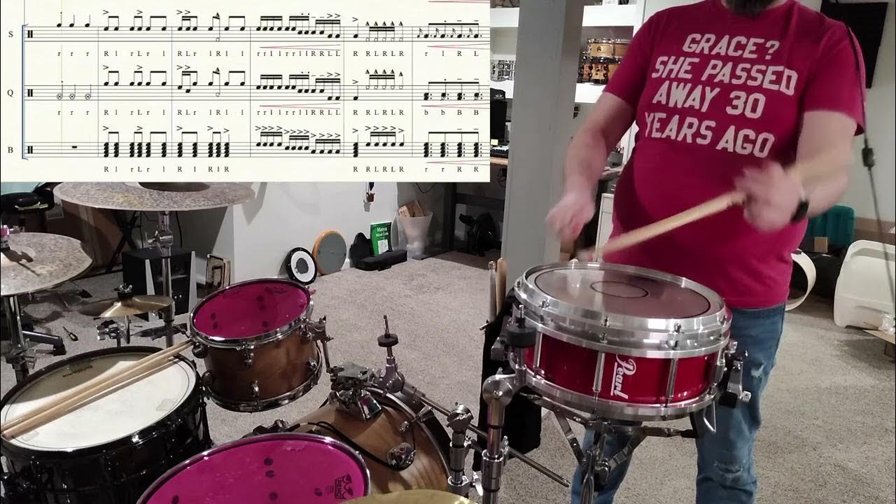 A Very Mylar Xmas 2023 Micro Pearl Marching Snare Drum w/Remo