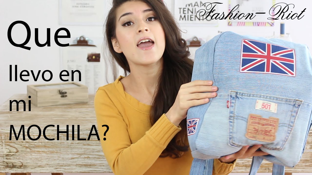Que llevo en mi mochila | Fashion Riot