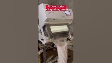 【Ai color sorter sorting kidney beans】2.2 tons per hour