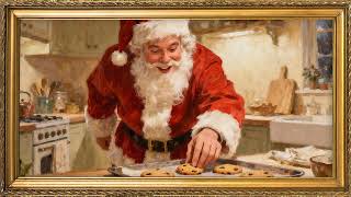 Santa’s Cookie Snack in Stunning 4K | Christmas TV Art Screensaver | Elegant Holiday Frame Display screenshot 3
