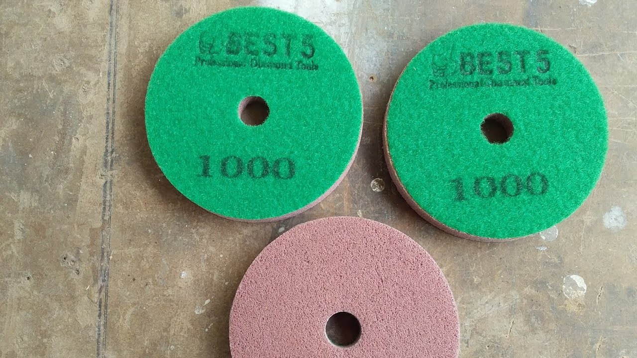 Best 5 Sponge Pads Grit 1000 For Marble Floor Honing YouTube
