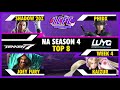 ICFC NA Season 4 Week 4 Top 8: PhiDX, Joey Fury, Shadow 20z, Kaizur【Tekken 7 4.22】