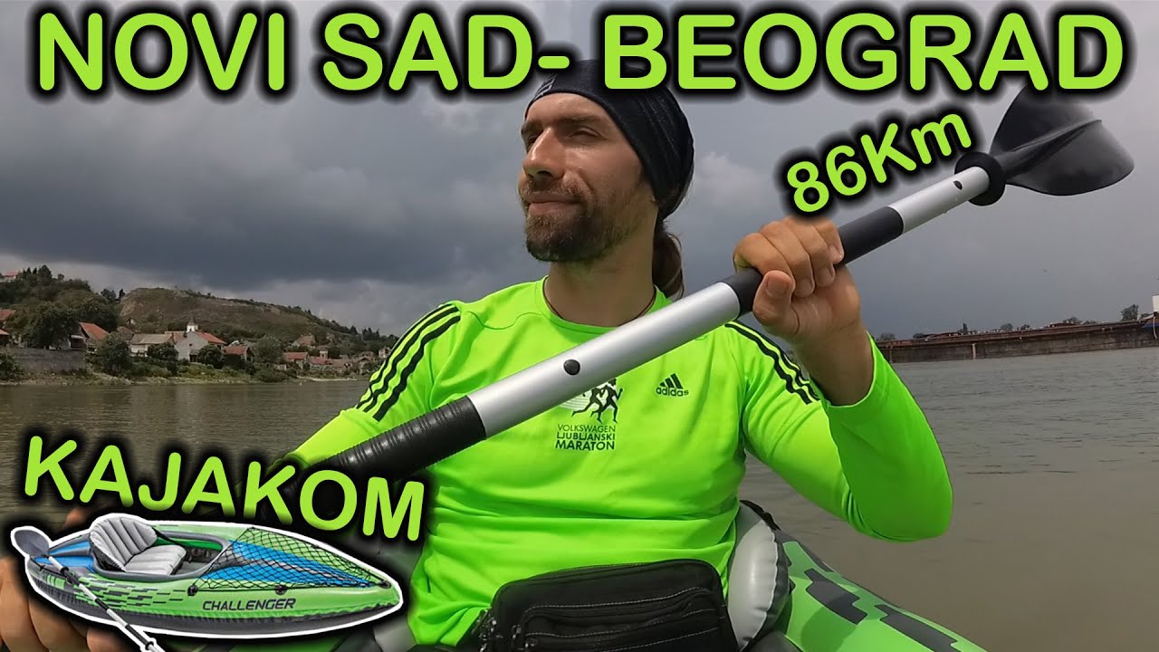 Kajakom od Novog Sada do Beograda niz Dunav 26.07.2020.