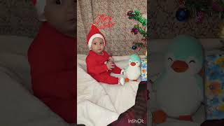 HO HO HO MERRY CHRISTMAS 🎄🎁🎄🎁 LITTLE SANTA IS COMING TO TOWN #littlesanta #christmastree #itsholiday