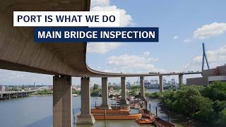 Main bridge inspection – Köhlbrandbrücke