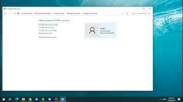 Cách thay đổi tên User sử dụng trong windows 10