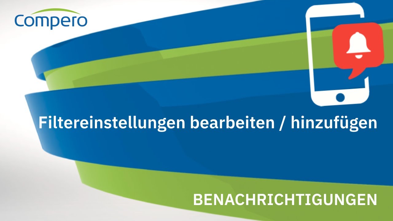 Filtereinstellungen bearbeiten / hinzufügen - YouTube