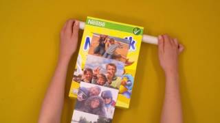 How to make a Photo Frame out of a cereal box! | NESQUIK Cereals