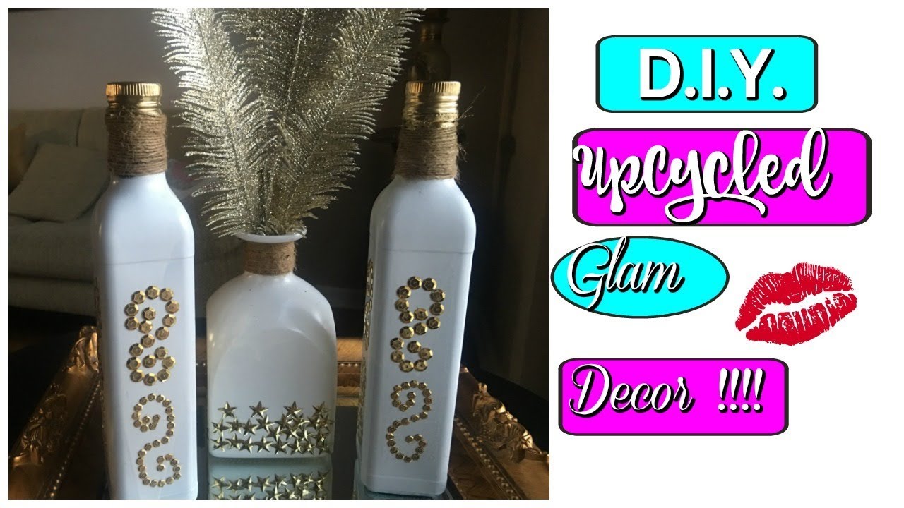 DIY UPCYCLED GLAM HOME DECOR / SO EASY TO MAKE {{A MUST SEE