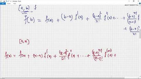 #20/Taylor Theorem /B.sc-2/Real analysis