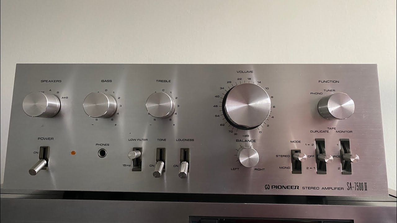 プリメインアンプ SA-7500II Pioneer Pioneer This Than More Music Roxy demo Restored Fully Amp SA-7500 アンプ