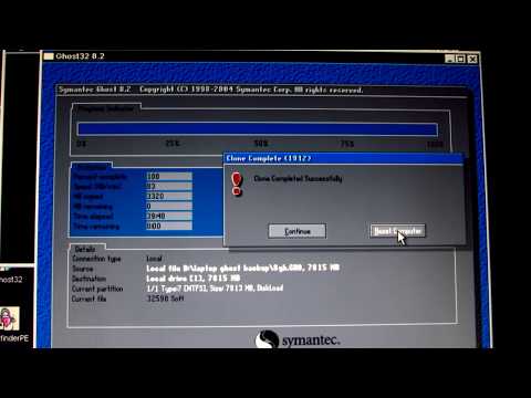 Restoring a Ghost backup (Image-File to Hard Drive)