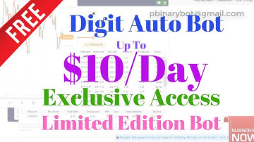Binary.com Bot - Digit Auto Binary Bot | Exclusive Access Limited Edition