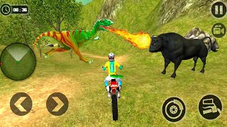 Uphill Offroad Motorbike Rider | Mountain Road Motorcycle Extrema Racing#5 | Android Gameplay On PC screenshot 4