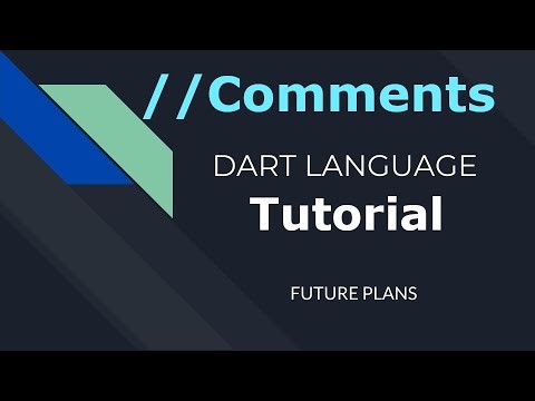 04 Comments in Dart كتابة التعليقات فى لغة دارت